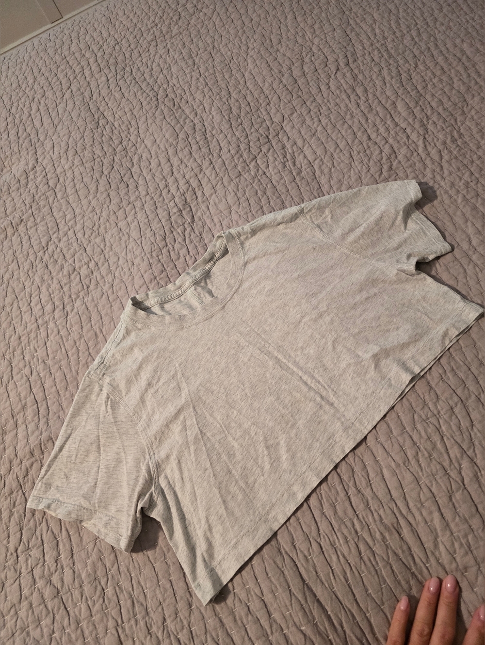 Lululemon All Yours Organic Cropped Baby Tee